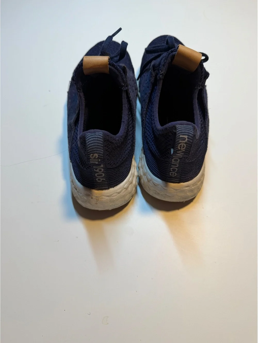 Navy women’s new balance sneakers 8.5